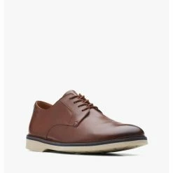 Clarks Malwood Plain Dark Tan Leather – Tan -Sandals shop CAS SHOES 1206BSH25AD9A2GS 2