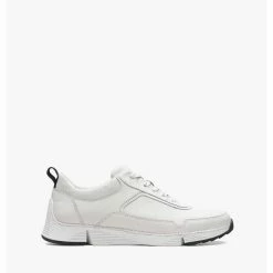 Clarks Tri Fuse – White Leather – White Leather