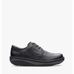 Clarks Un Soul Lace – Black Leather – Black Leather