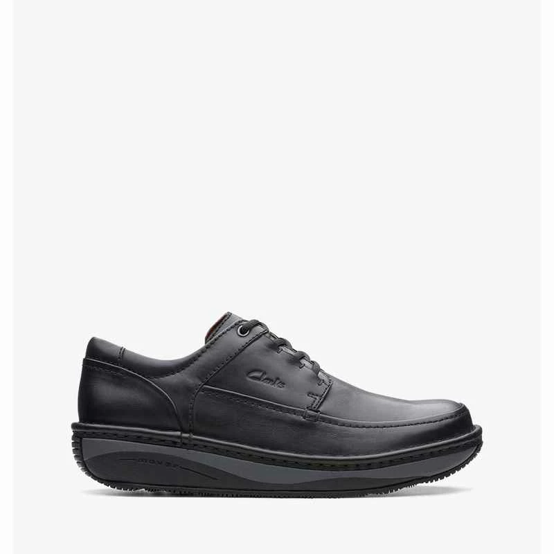 Clarks Un Soul Lace – Black Leather – Black Leather 4 Clarks Un Soul Lace – Black Leather – Black Leather - Image 2