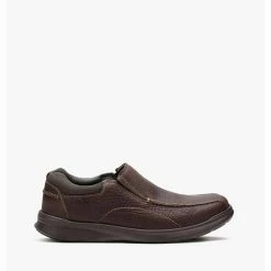 Clarks Cotrell Step(M)- Brown Oily Leather – Brown Oily Leather