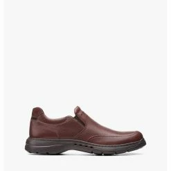 Clarks Un Brawley Step Mahogany Tumbled Leather – Brown