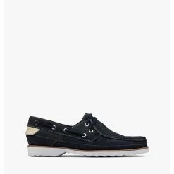 Clarks Durleigh Sail Navy Nubuck – Navy