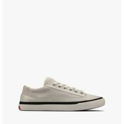 Clarks Aceley Lace White Canvas – White
