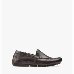 Clarks Markman Plain – Dark Brown Leather – Dark Brown Leather