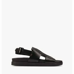 Clarks Sunder Strap – Black Leather – Black Leather
