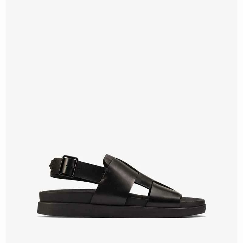 Clarks Sunder Strap – Black Leather – Black Leather 3 Clarks Sunder Strap – Black Leather – Black Leather