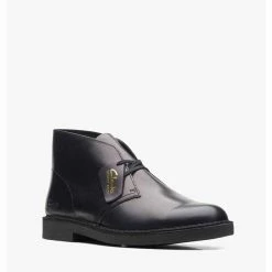 Clarks Desert Boot 2 – Black Leather – Black Leather -Sandals shop CAS SHOES 930D8SH4151465GS 2