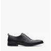 Clarks Stanford Brogue Black Leather – Black