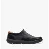Clarks Ashcombe Slip – Black Leather – Black Leather -Sandals shop CAS SHOES 9D51BSH0E45A9DGS