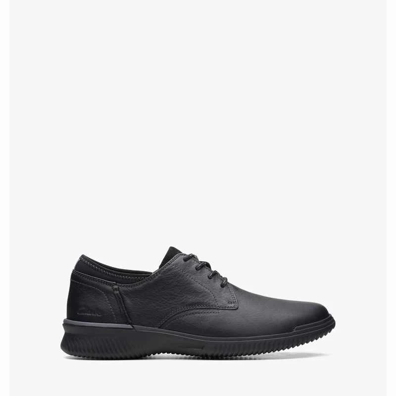 Clarks Donaway Plain – Black Leather – Black Leather 4 Clarks Donaway Plain – Black Leather – Black Leather - Image 2