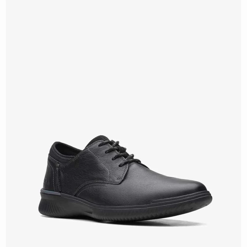 Clarks Donaway Plain – Black Leather – Black Leather 5 Clarks Donaway Plain – Black Leather – Black Leather - Image 3