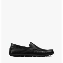 Clarks Oswick Edge Black Leather – Black