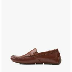 Clarks Markman Plain – Dark Tan Leather – Dark Tan -Sandals shop CAS SHOES FC3F0SH0E602C9GS 2