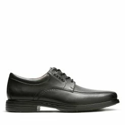 Clarks Un Kenneth WayBlack Leather