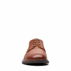 Clarks Dezmin PlainDark Tan -Sandals shop CLMENSDerbyOxfordShoes 26144522 2