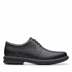 Clarks Rendell PlainBlack Leather