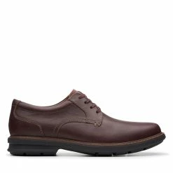 Clarks Rendell PlainMahogany Leather