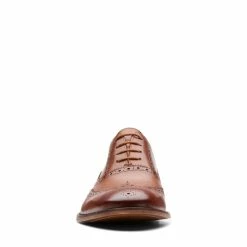 Clarks Lamont WingDark Tan -Sandals shop CLMENSDerbyOxfordShoes 26148331 2