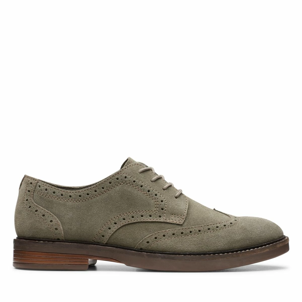Clarks Paulson WingOlive Suede 3 Clarks Paulson WingOlive Suede