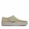 Clarks Wallabee CupWhite Nubuck -Sandals shop CLMENSLoafersSlipOns 26158153