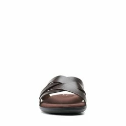 Clarks Ellison WeaveDark Brown -Sandals shop CLMENSSandals 26159798 2
