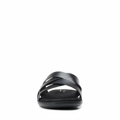 Clarks Ellison WeaveBlack Leather -Sandals shop CLMENSSandals 26159799 2