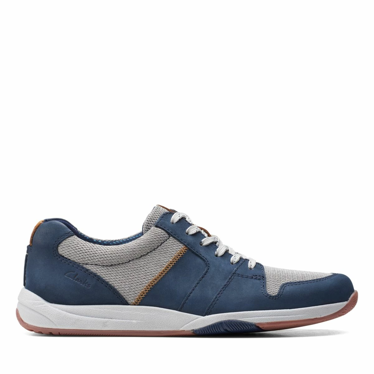 Clarks Langton LaceNavy Combi Nubuck 3 Clarks Langton LaceNavy Combi Nubuck