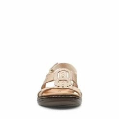 Clarks Leisa VineSand Leather -Sandals shop CLWOMENWSFlatSandals 26134115 2