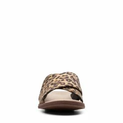 Clarks Declan IvyLeopard Print -Sandals shop CLWOMENWSFlatSandals 26150055 2