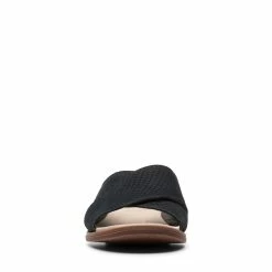 Clarks Declan IvyBlack Nubuck -Sandals shop CLWOMENWSFlatSandals 26150057 2