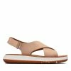 Clarks Jemsa CrossLight Pink -Sandals shop CLWOMENWSFlatSandals 26158426