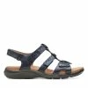 Clarks Kylyn StepNavy Combination -Sandals shop CLWOMENWSFlatSandals 26159181
