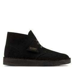 Clarks Desert Coal Black Suede