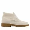 Clarks Desert Boot 221 White Suede -Sandals shop CS M BOOT 26155608