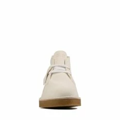 Clarks Desert Boot 221 White Suede -Sandals shop CS M BOOT 26155608 2