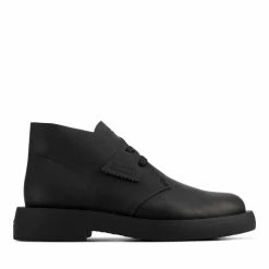 Clarks Mileno Desert Black Leather