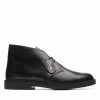 Clarks Desert Boot 2 Black Leather -Sandals shop CS M BOOT 26161237