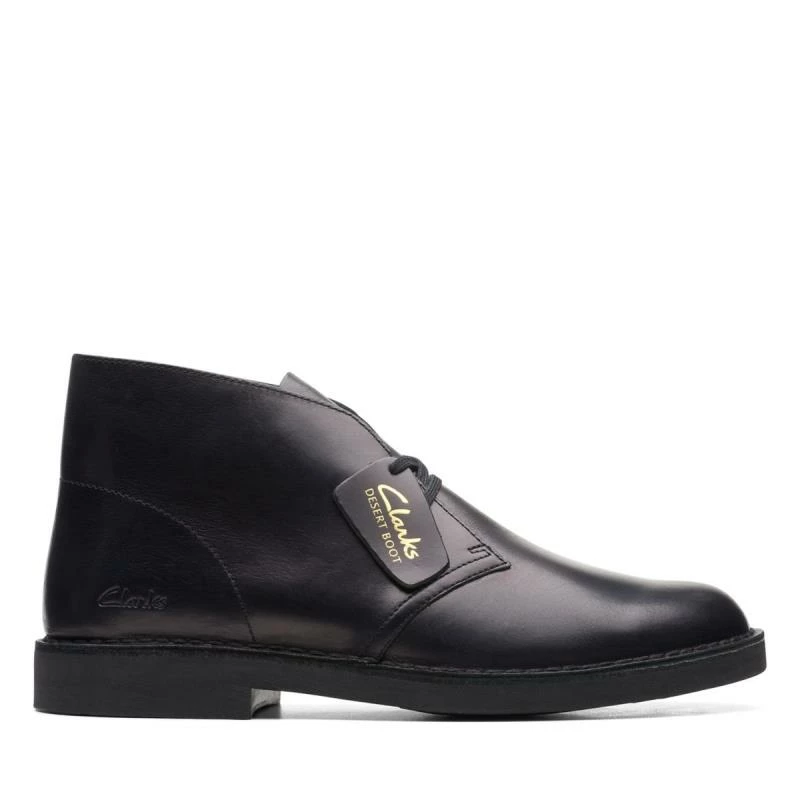 Clarks Desert Boot 2 Black Leather 3 Clarks Desert Boot 2 Black Leather