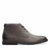 Clarks Atticus LT Mid Dark Grey Leather