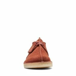 Clarks Desert Trek Burgundy Suede -Sandals shop CS M BOOT 26161395 2