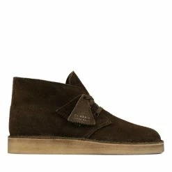 Clarks Desert Coal Olive Suede