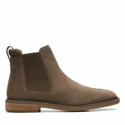 Clarks Clarkdale Hall Stone Suede