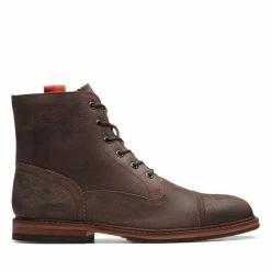 Clarks Clarkdale West Dark Brown Suede