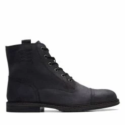 Clarks Clarkdale West Black Suede