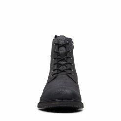 Clarks Clarkdale West Black Suede -Sandals shop CS M BOOT 26162393 2