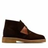 Clarks Desert Boot 221 Dark Tan Suede -Sandals shop CS M BOOT 26162405