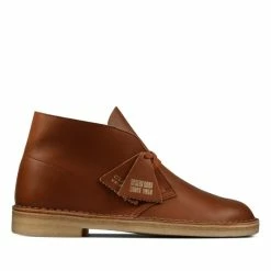 Clarks Desert Boot Dark Tan Leather