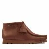Clarks Wallabee Boot GORE TEX Dark Tan Leather -Sandals shop CS M BOOT 26162518