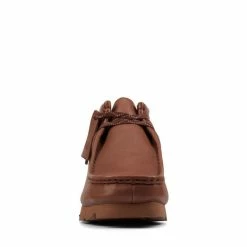Clarks Wallabee Boot GORE TEX Dark Tan Leather -Sandals shop CS M BOOT 26162518 2